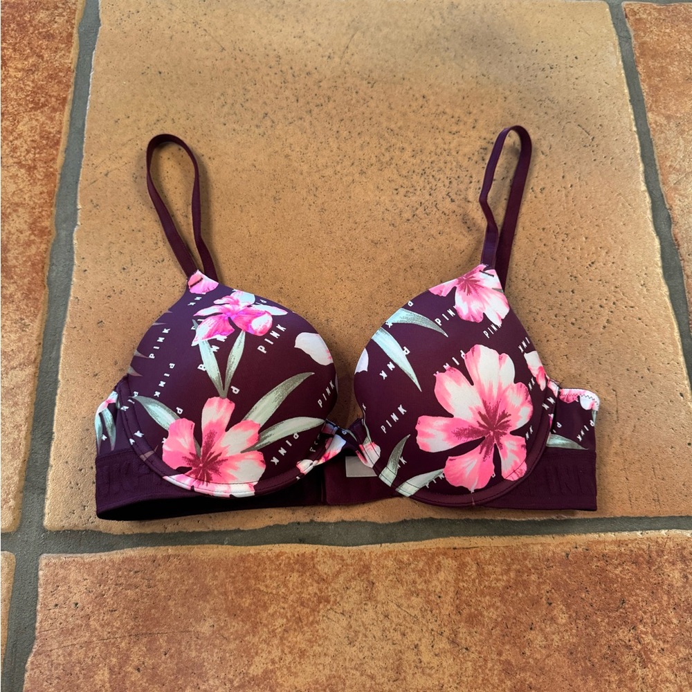 Maroon VS PINK Bra